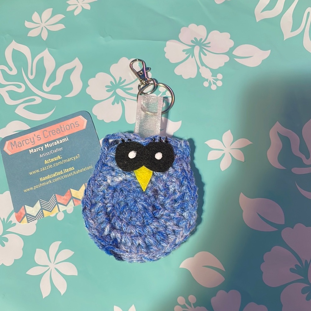 Owl 🦉 keychain, handcrafted with Love ❤️.